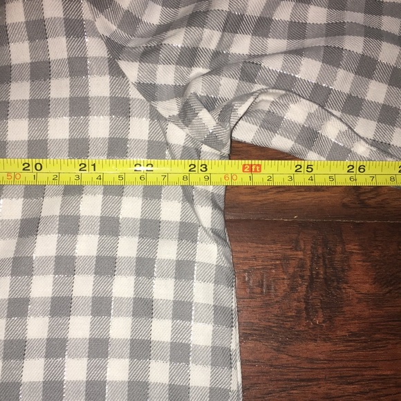 NWT Talbots Gray and white Gingham Pj set - Picture 3 of 12